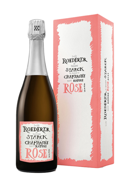 Champagne Louis Roederer Brut Nature Rosé Philippe Starck 2015