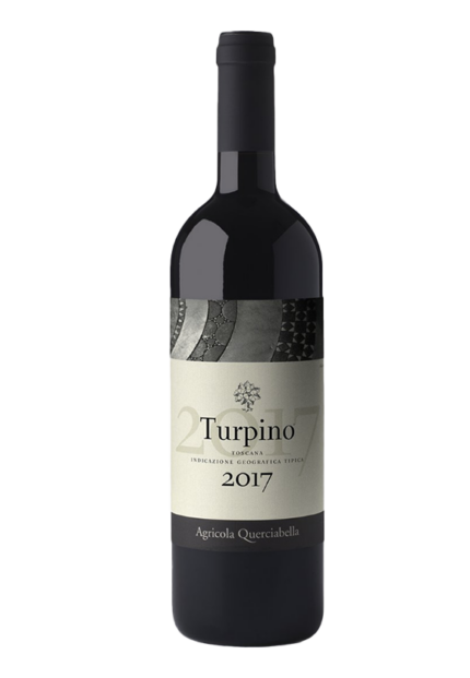 Bottiglia di Turpino 2017 di Querciabella, vino rosso toscano IGT.