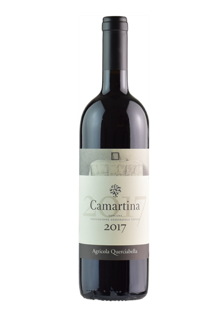 Bottiglia di Camartina 2017 di Querciabella, vino rosso toscano IGT di grande eleganza.