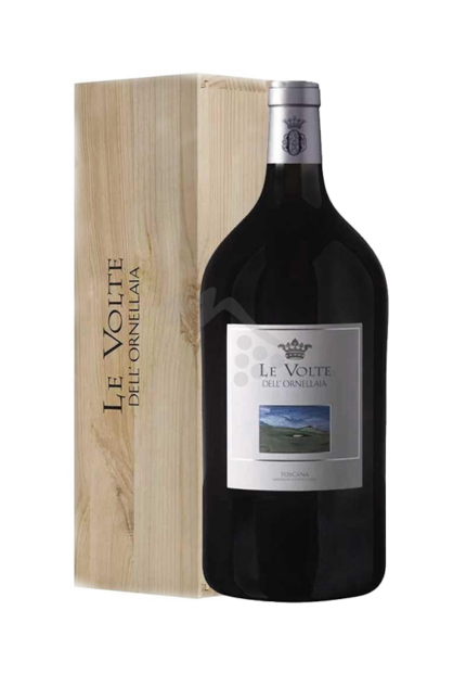 Bottiglia di Toscana Rosso IGT Le Volte dell'Ornellaia 2021 3 Litri in cassa di legno