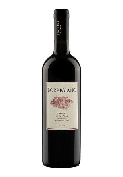 Bottiglia di Borrigiano – Toscana Rosso IGT – Il Borro – Famiglia Ferragamo
