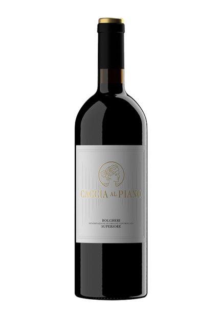 Bottiglia di Caccia al Piano 2019 – Bolgheri Rosso DOC – Tenuta Caccia al Piano 1868