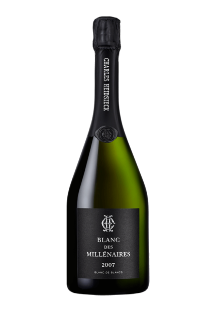 Bottiglia di Champagne Blanc des Millénaires 2007 di Charles Heidsieck
