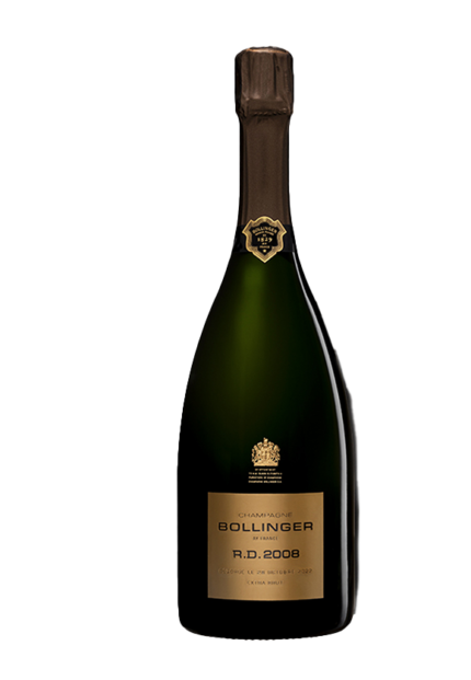 Bottiglia di Champagne Extra Brut R.D. 2008 di Bollinger