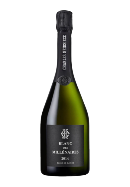 Bottiglia di Champagne Blanc des Millénaires 2014 di Charles Heidsieck