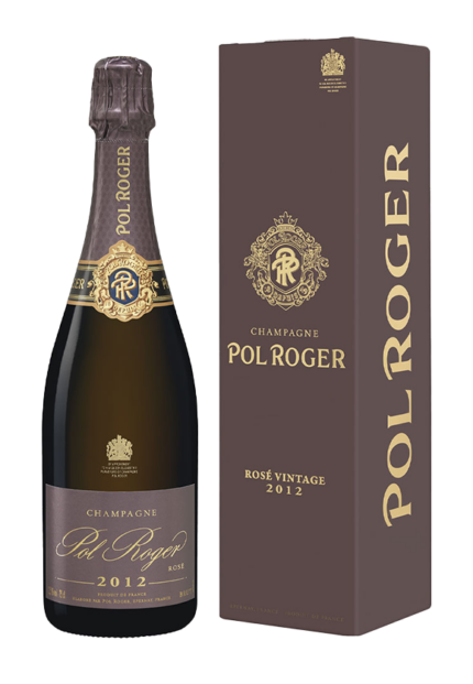 Bottiglia di Champagne Rosé 2012 – Pol Roger – Millesimato Rosé elegante
