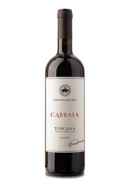 Toscana Rosso IGT "Cabraia" - Etichetta vino rosso della cantina Gualdo del Re