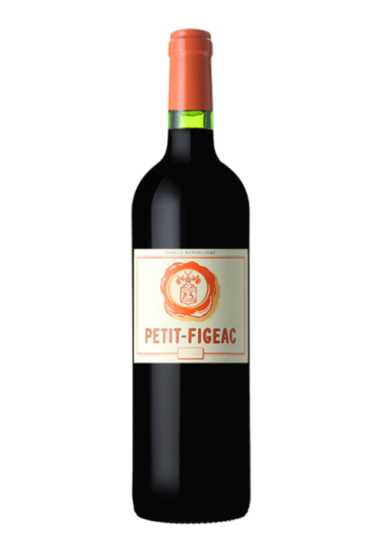 Bottiglia di vino rosso Petit-Figeac Saint-Émilion Grand Cru